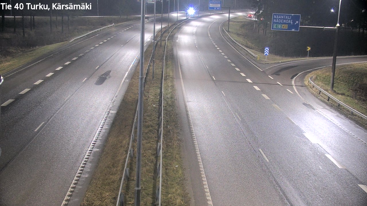Weather Camera Image Väg 40 Åbo, Kärsämäki, Turku, Varsinais-Suomi