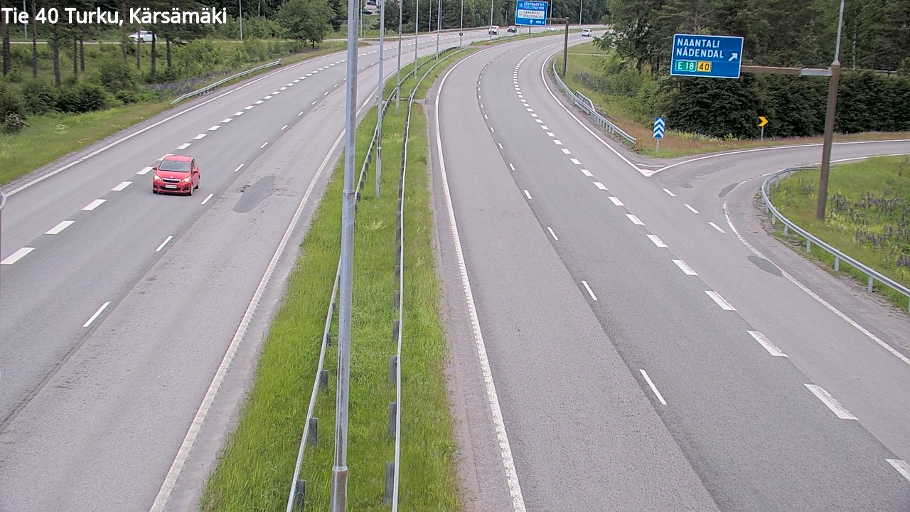 Weather Camera Image Road 40 Turku, Kärsämäki, Turku, Varsinais-Suomi