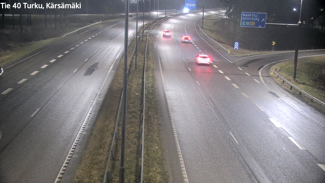 Weather Camera Image Väg 40 Åbo, Kärsämäki, Turku, Varsinais-Suomi