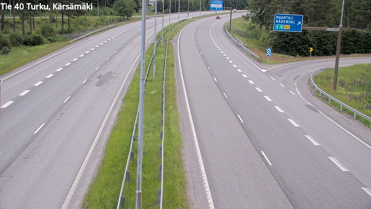 Weather Camera Image Road 40 Turku, Kärsämäki, Turku, Varsinais-Suomi