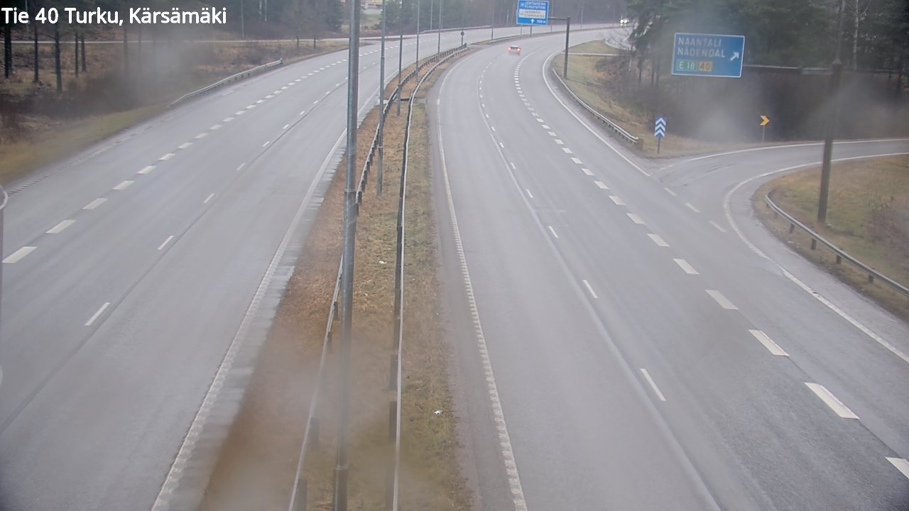 Weather Camera Image Väg 40 Åbo, Kärsämäki, Turku, Varsinais-Suomi