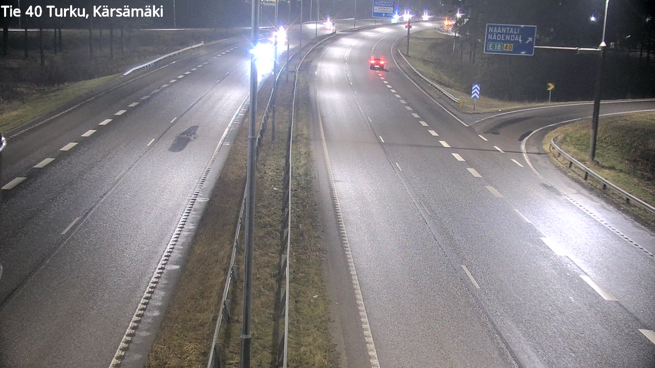 Weather Camera Image Väg 40 Åbo, Kärsämäki, Turku, Varsinais-Suomi