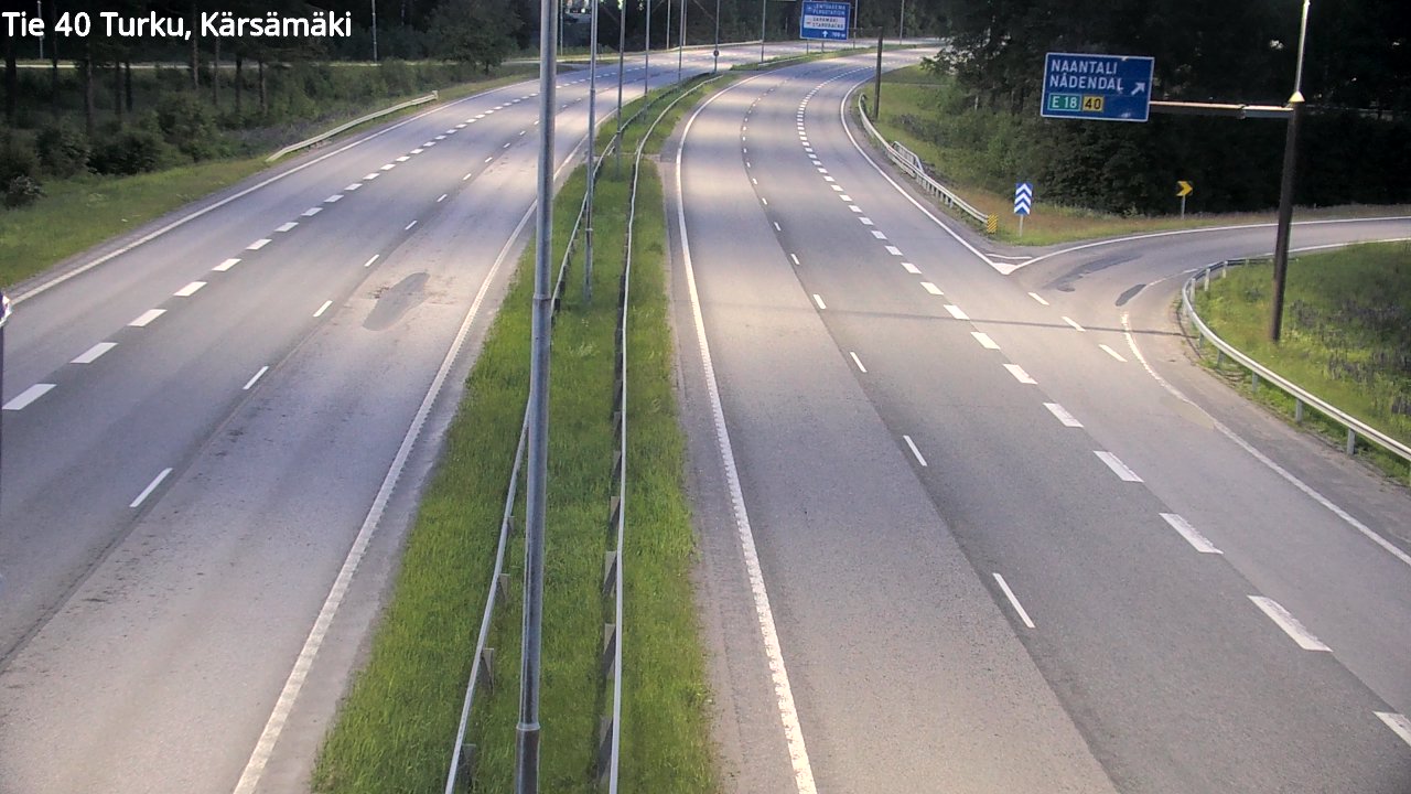 Weather Camera Image Road 40 Turku, Kärsämäki, Turku, Varsinais-Suomi