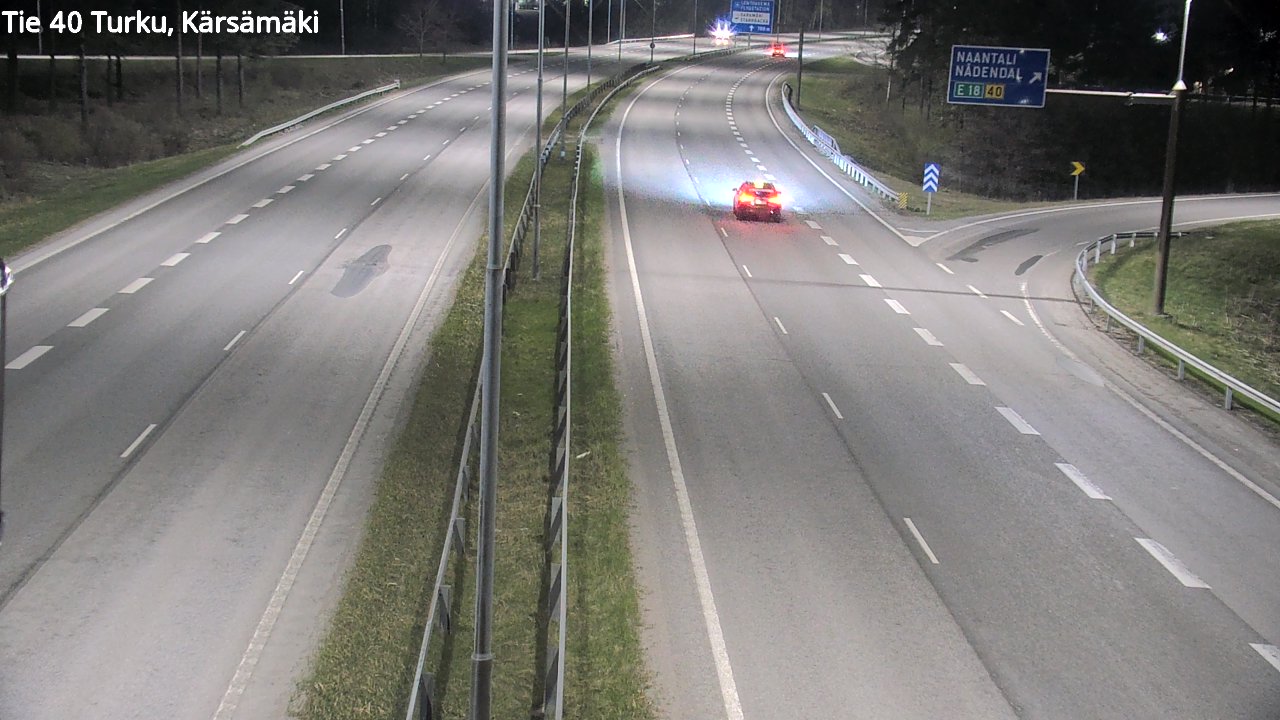 Weather Camera Image Väg 40 Åbo, Kärsämäki, Turku, Varsinais-Suomi