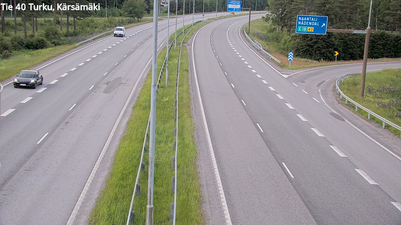 Weather Camera Image Road 40 Turku, Kärsämäki, Turku, Varsinais-Suomi