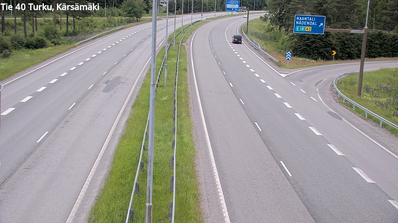 Weather Camera Image Road 40 Turku, Kärsämäki, Turku, Varsinais-Suomi