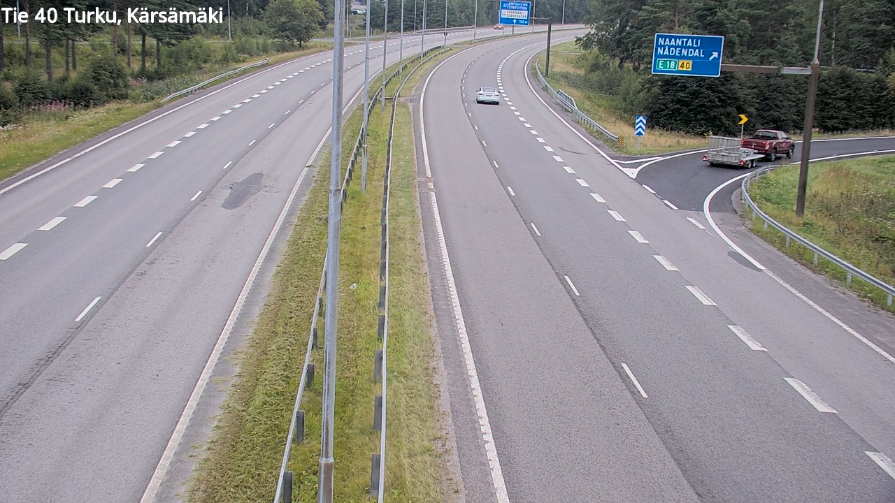 Weather Camera Image Road 40 Turku, Kärsämäki, Turku, Varsinais-Suomi