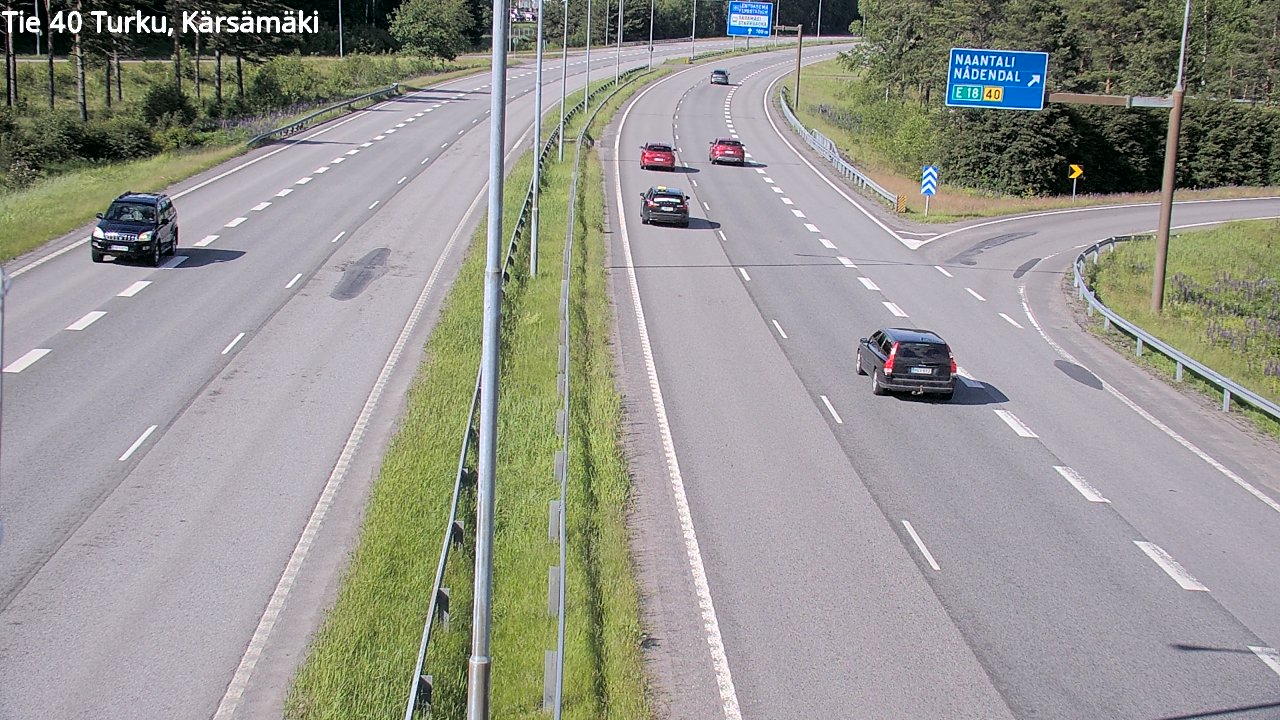 Weather Camera Image Road 40 Turku, Kärsämäki, Turku, Varsinais-Suomi