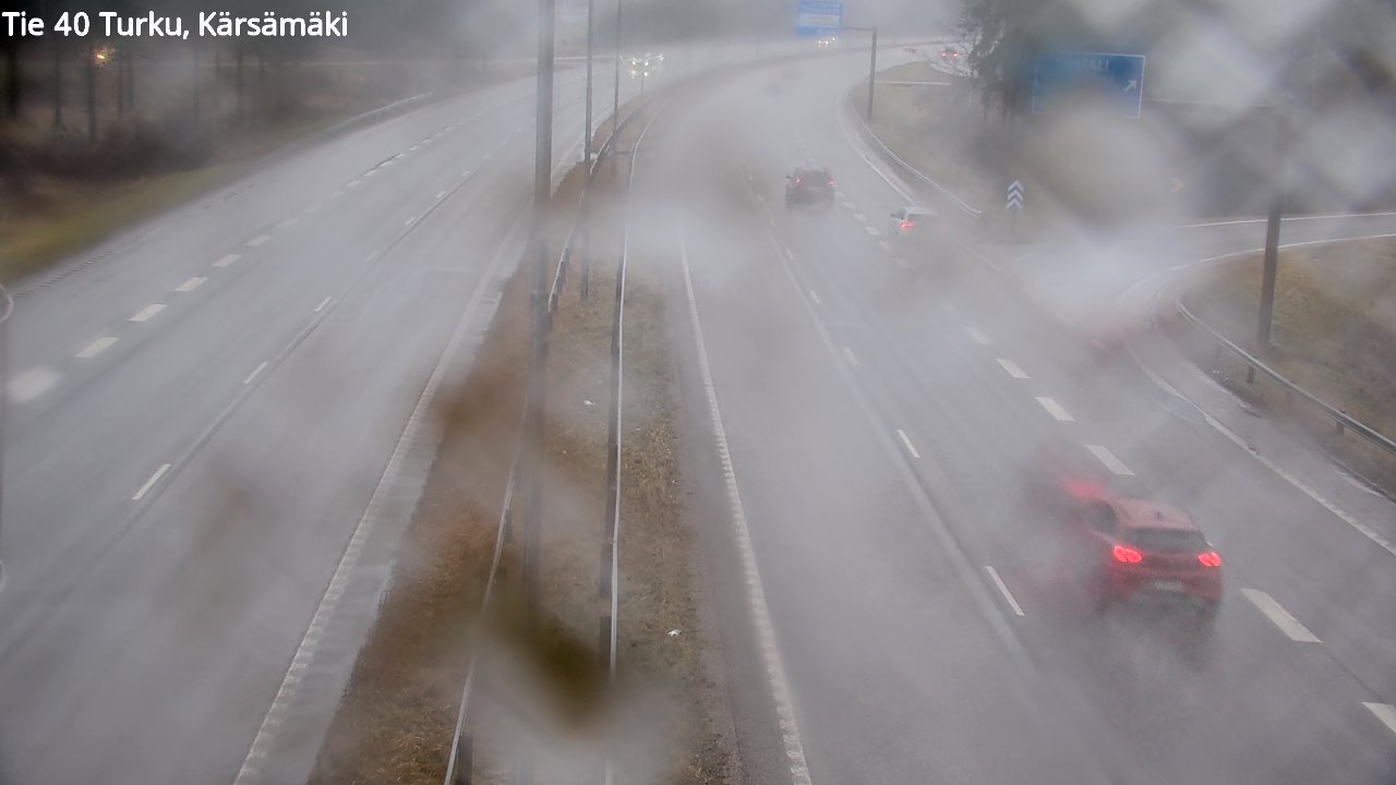 Weather Camera Image Väg 40 Åbo, Kärsämäki, Turku, Varsinais-Suomi