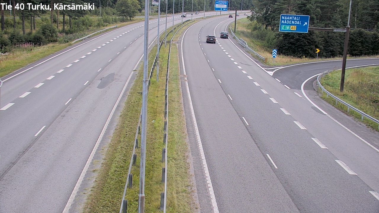 Weather Camera Image Road 40 Turku, Kärsämäki, Turku, Varsinais-Suomi