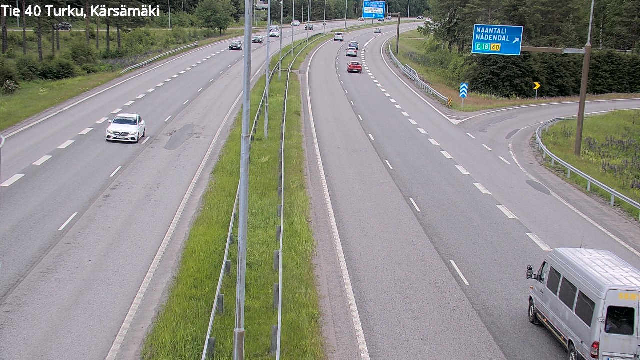 Weather Camera Image Road 40 Turku, Kärsämäki, Turku, Varsinais-Suomi