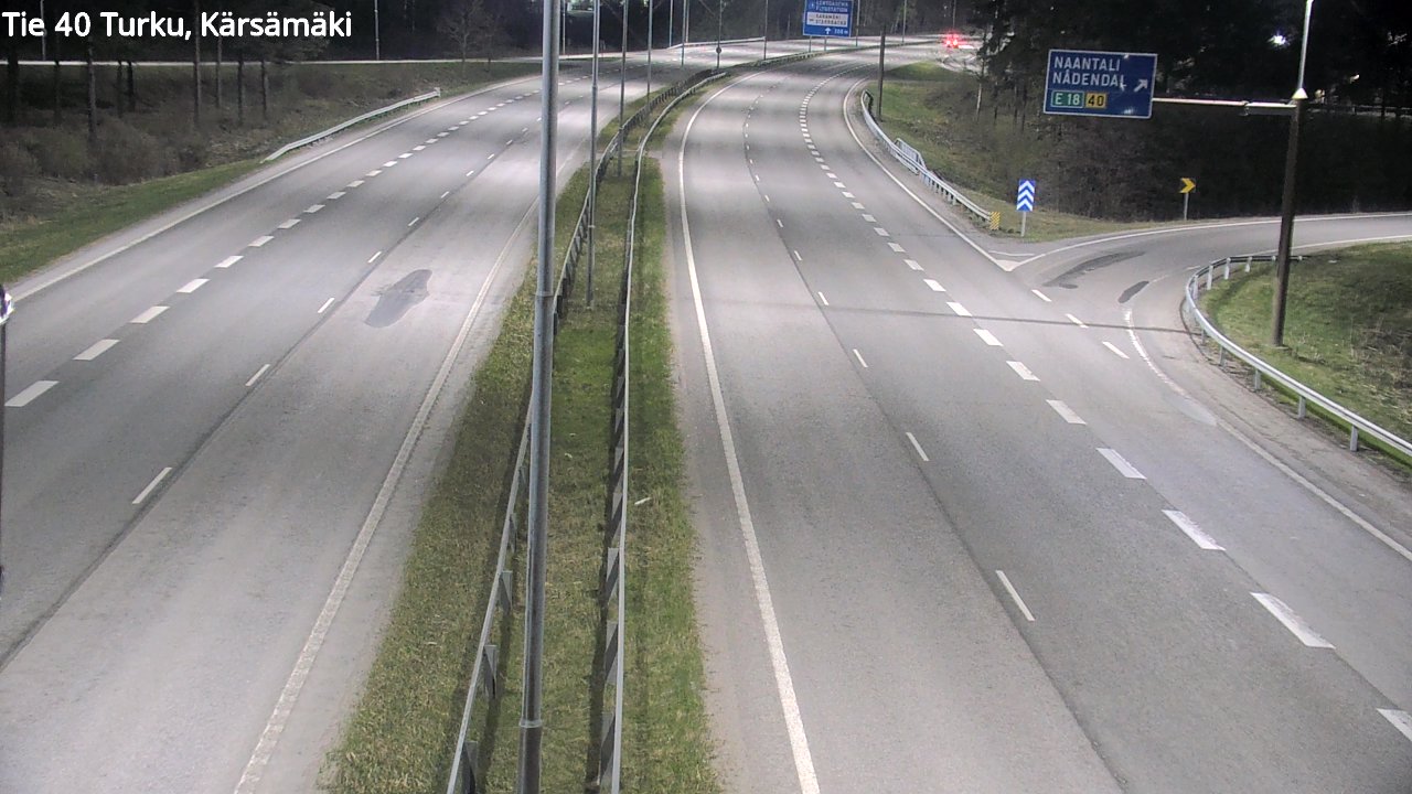 Weather Camera Image Väg 40 Åbo, Kärsämäki, Turku, Varsinais-Suomi