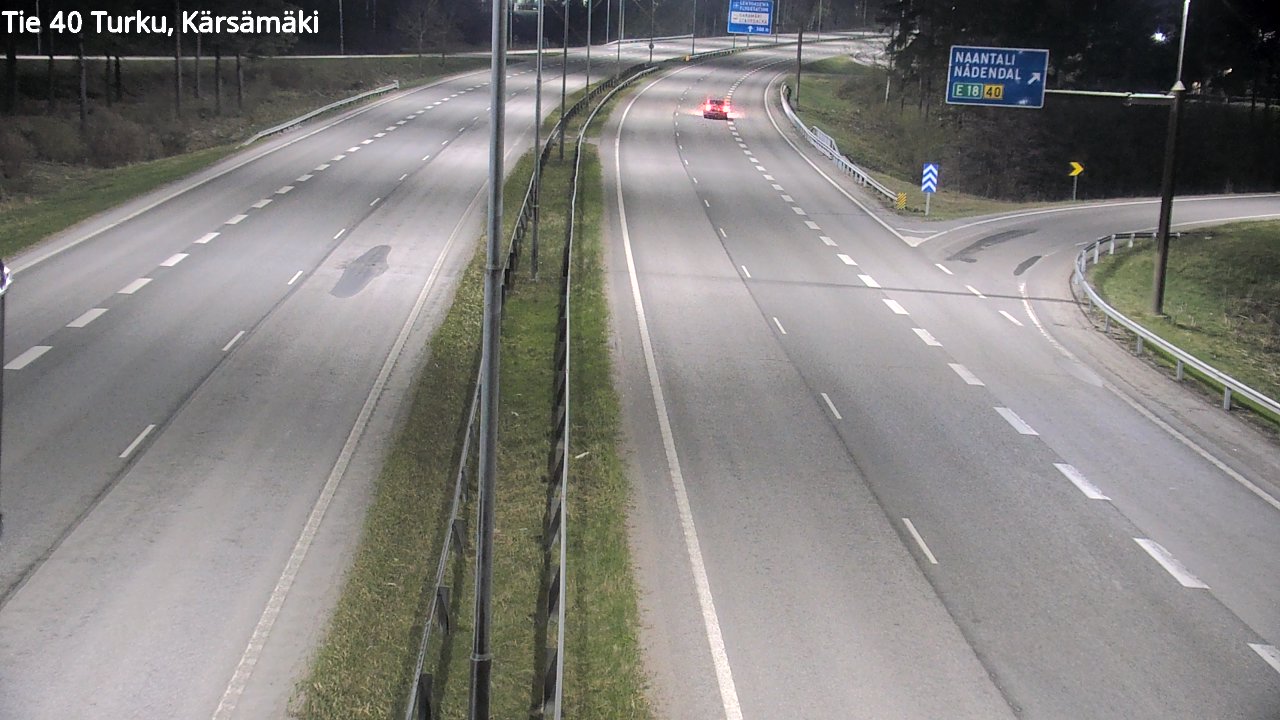 Weather Camera Image Road 40 Turku, Kärsämäki, Turku, Varsinais-Suomi