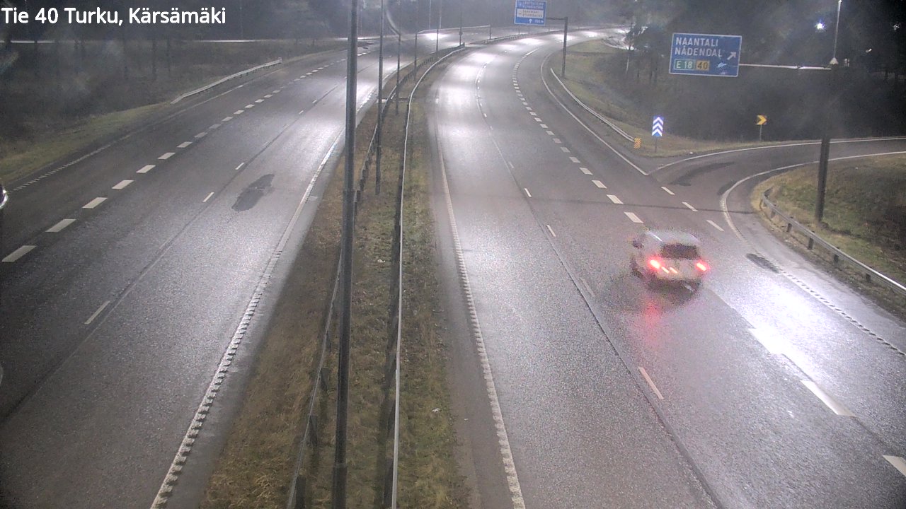 Weather Camera Image Väg 40 Åbo, Kärsämäki, Turku, Varsinais-Suomi