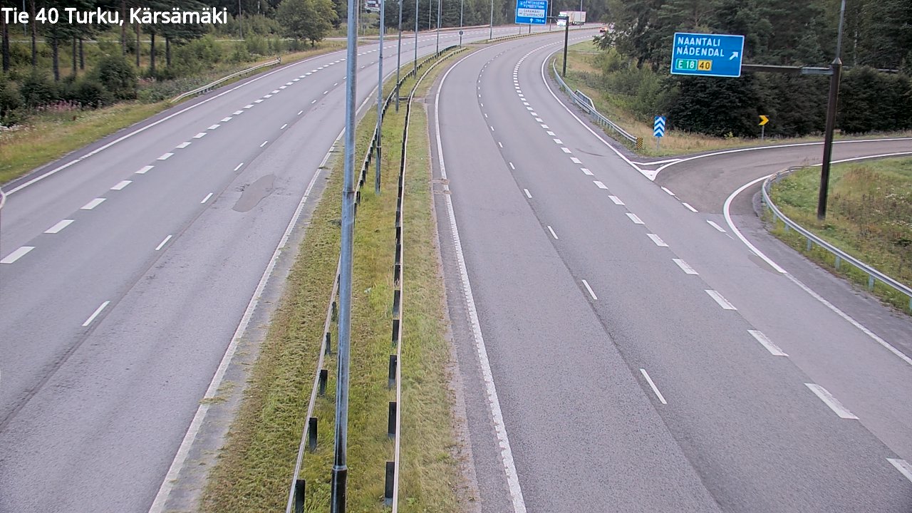 Weather Camera Image Road 40 Turku, Kärsämäki, Turku, Varsinais-Suomi