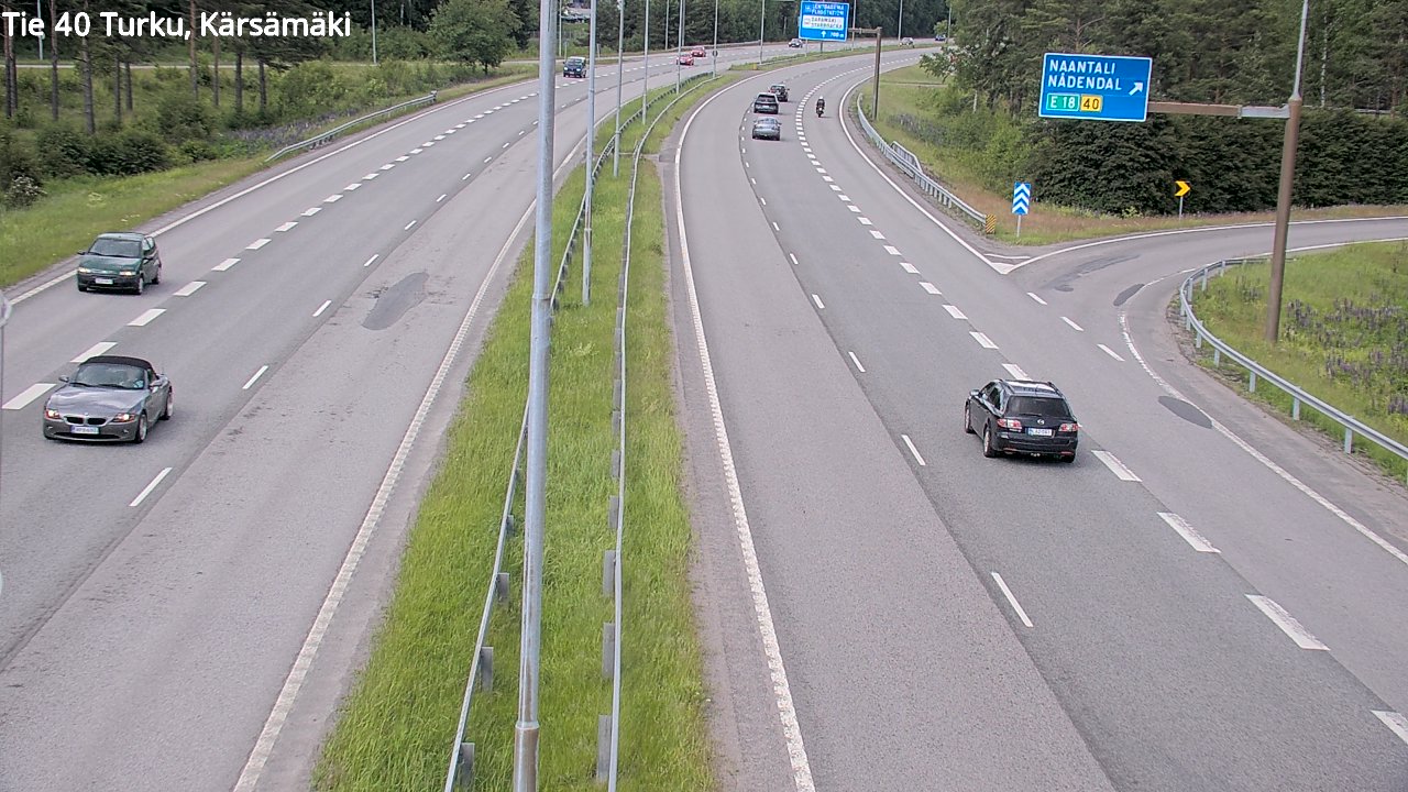 Weather Camera Image Road 40 Turku, Kärsämäki, Turku, Varsinais-Suomi
