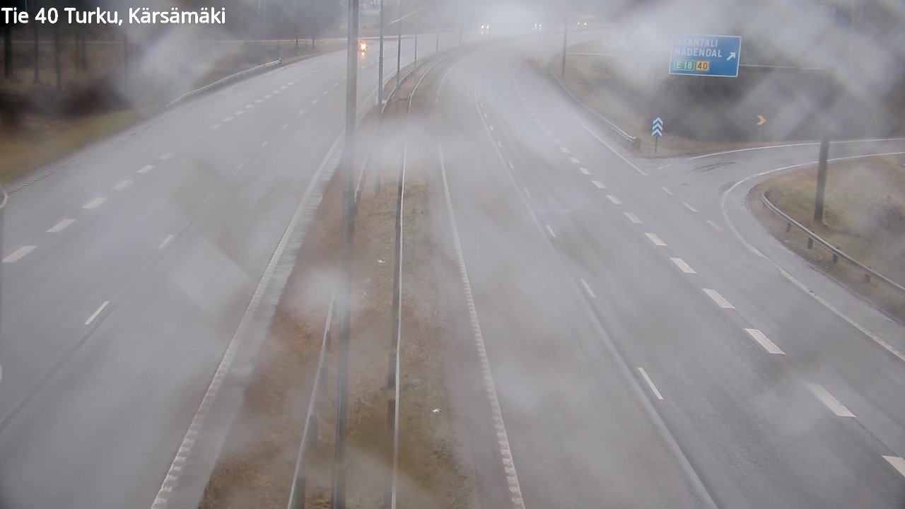 Weather Camera Image Väg 40 Åbo, Kärsämäki, Turku, Varsinais-Suomi