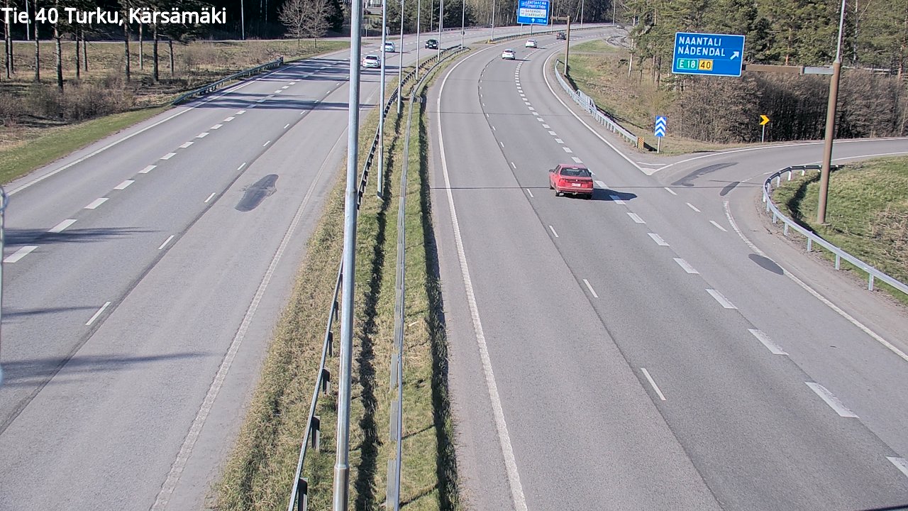 Weather Camera Image Väg 40 Åbo, Kärsämäki, Turku, Varsinais-Suomi