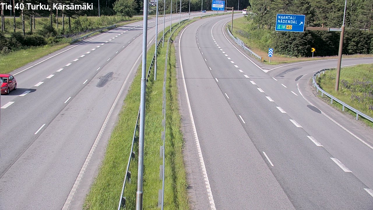 Weather Camera Image Road 40 Turku, Kärsämäki, Turku, Varsinais-Suomi