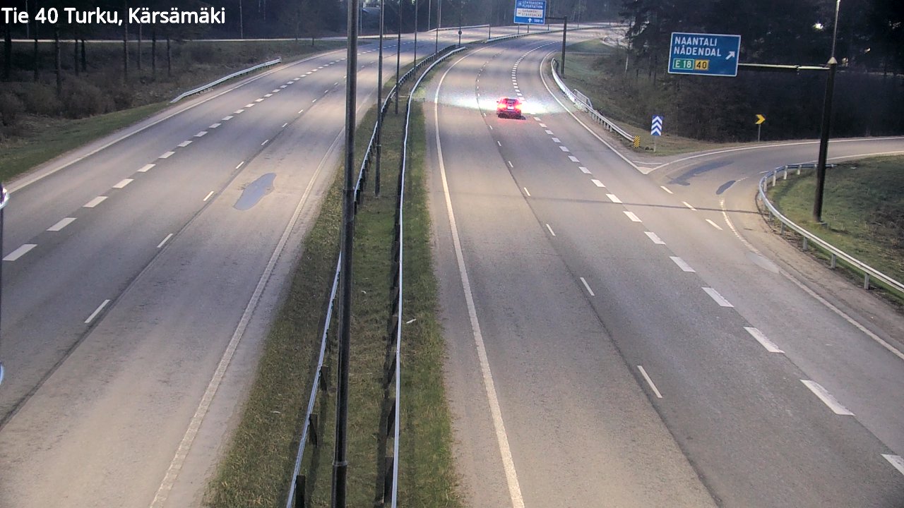 Weather Camera Image Road 40 Turku, Kärsämäki, Turku, Varsinais-Suomi