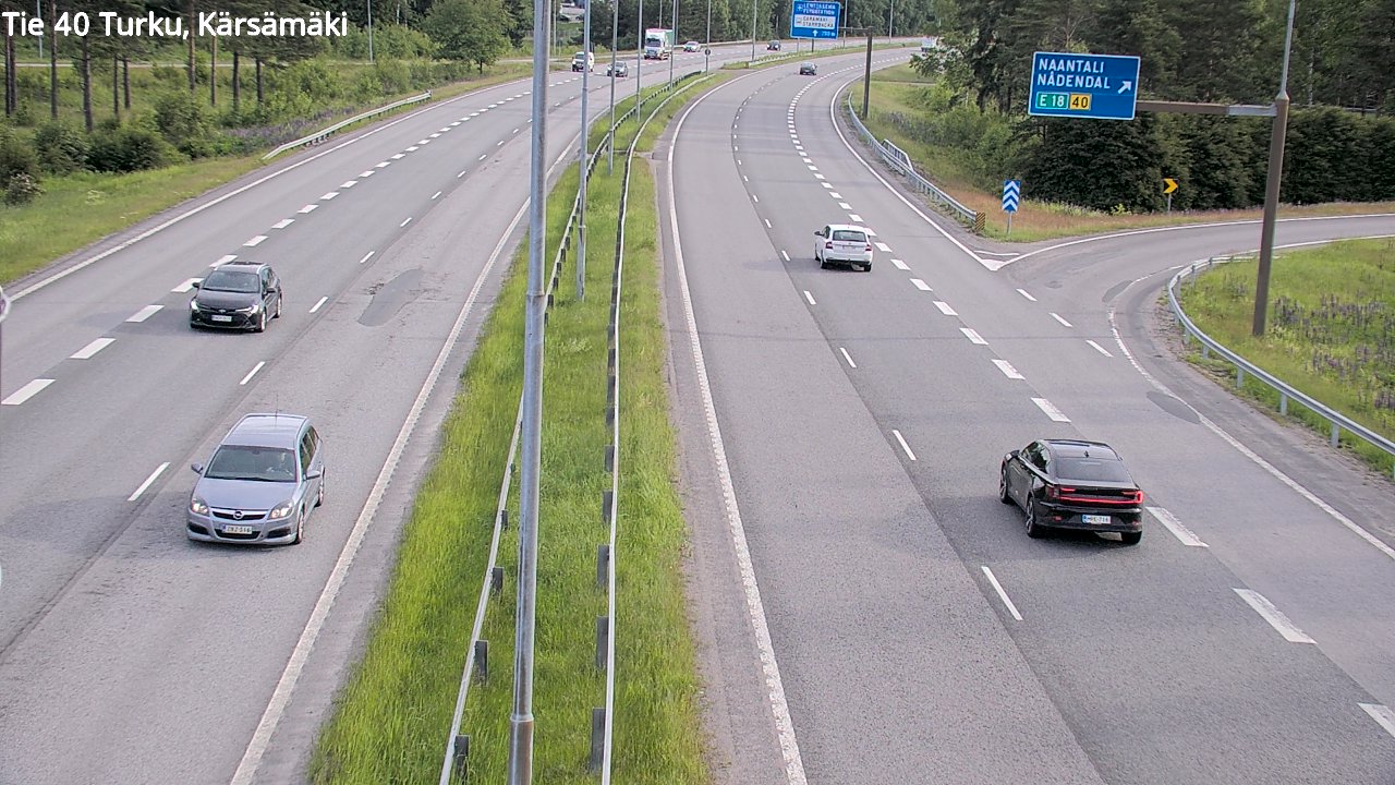 Weather Camera Image Road 40 Turku, Kärsämäki, Turku, Varsinais-Suomi
