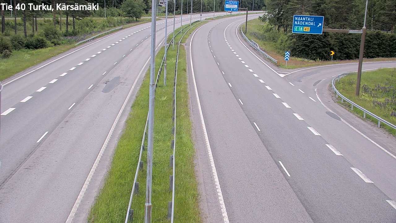 Weather Camera Image Road 40 Turku, Kärsämäki, Turku, Varsinais-Suomi
