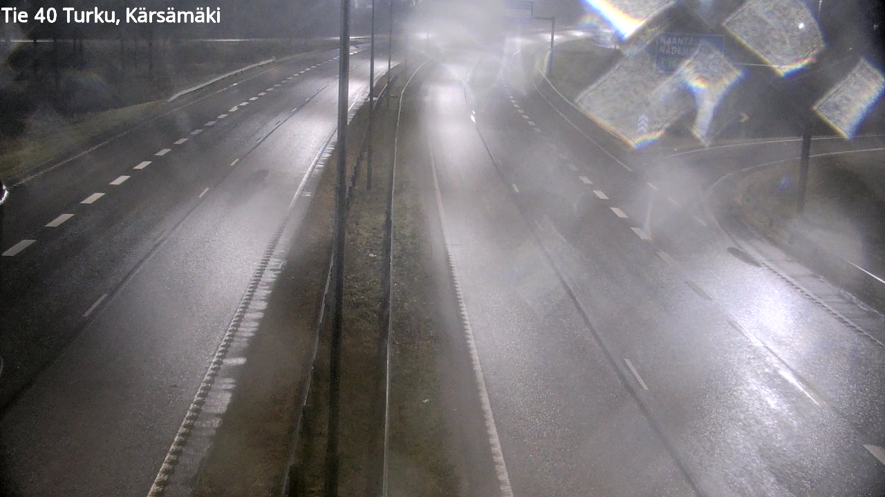 Weather Camera Image Väg 40 Åbo, Kärsämäki, Turku, Varsinais-Suomi