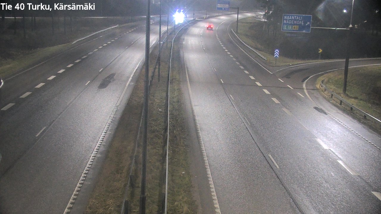 Weather Camera Image Väg 40 Åbo, Kärsämäki, Turku, Varsinais-Suomi