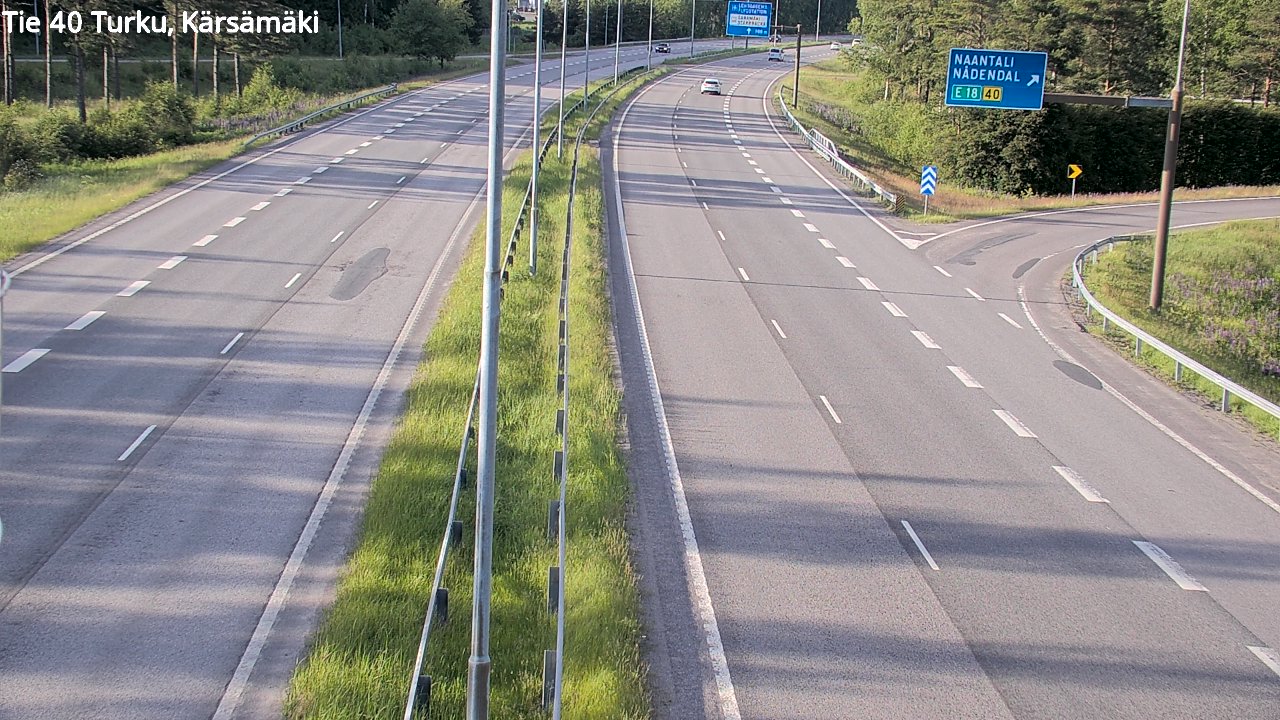 Weather Camera Image Road 40 Turku, Kärsämäki, Turku, Varsinais-Suomi