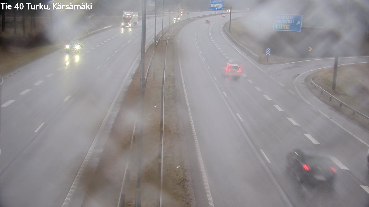 Weather Camera Image Väg 40 Åbo, Kärsämäki, Turku, Varsinais-Suomi