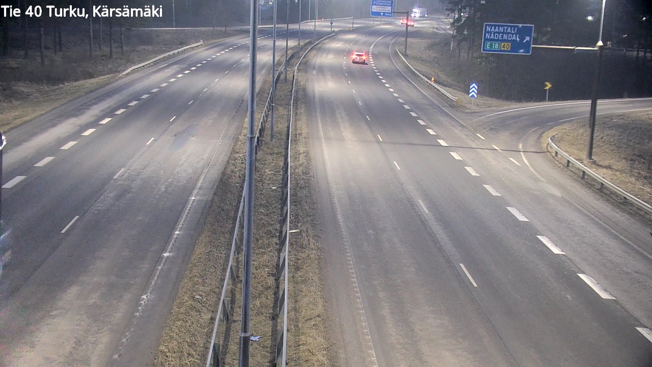 Weather Camera Image Road 40 Turku, Kärsämäki, Turku, Varsinais-Suomi