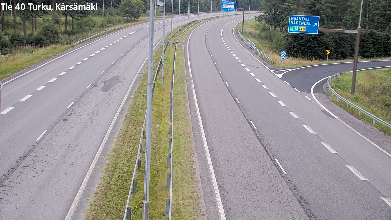 Weather Camera Image Road 40 Turku, Kärsämäki, Turku, Varsinais-Suomi