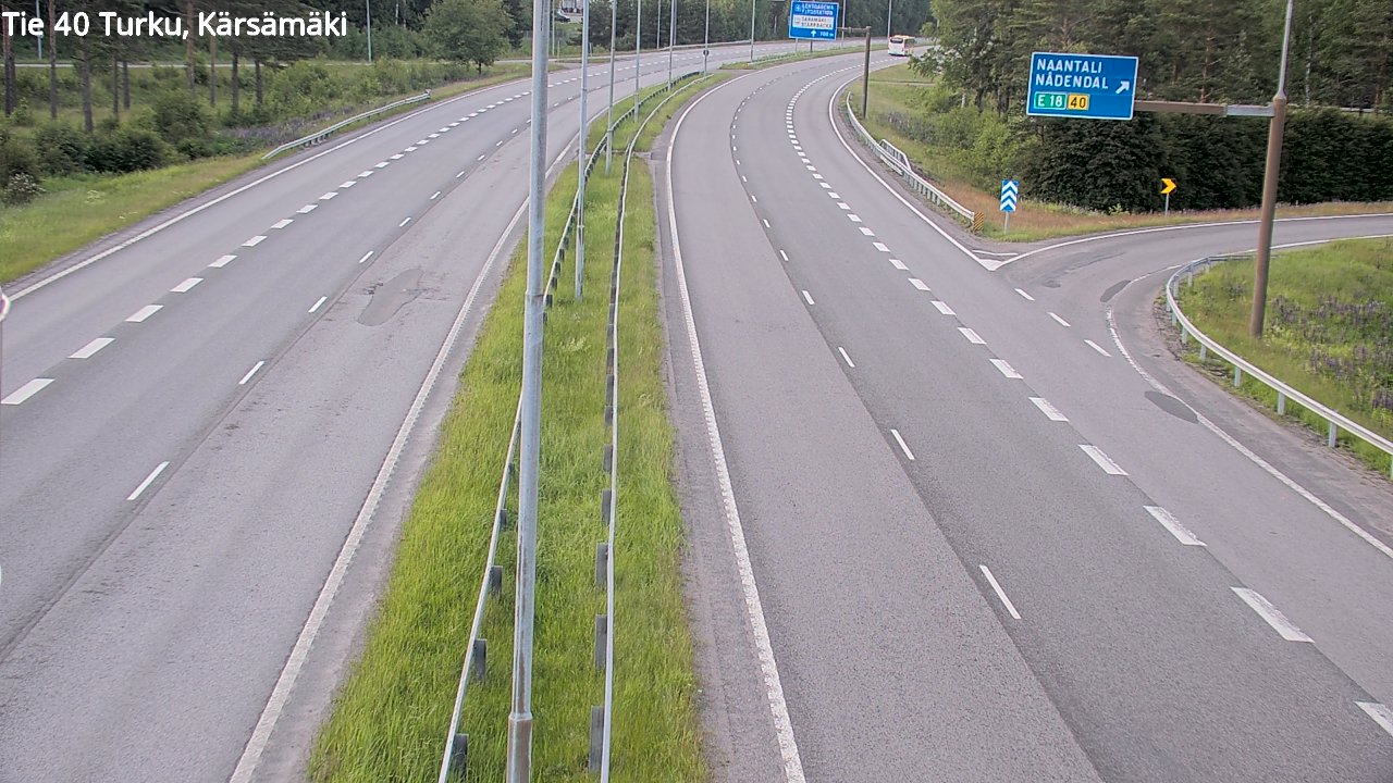 Weather Camera Image Road 40 Turku, Kärsämäki, Turku, Varsinais-Suomi