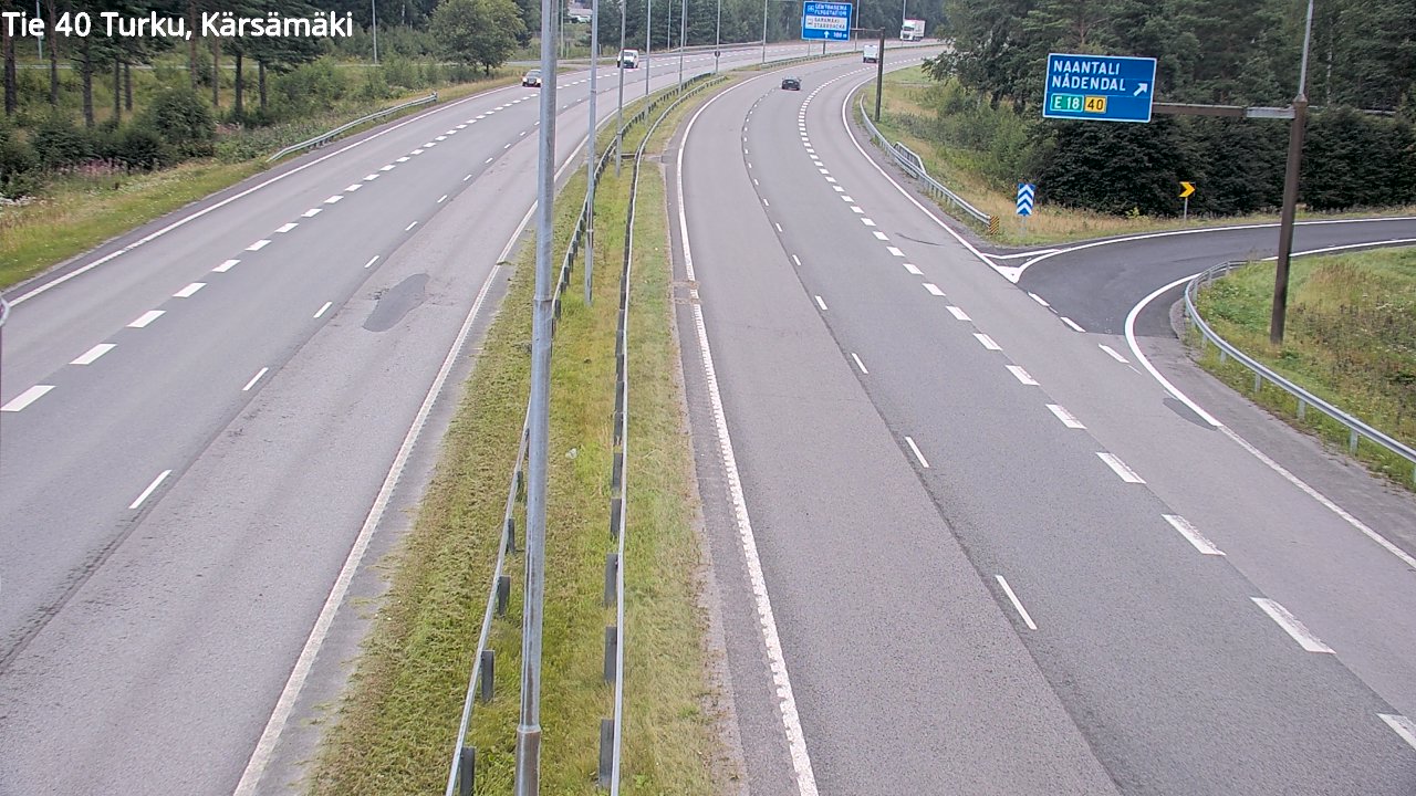 Weather Camera Image Road 40 Turku, Kärsämäki, Turku, Varsinais-Suomi