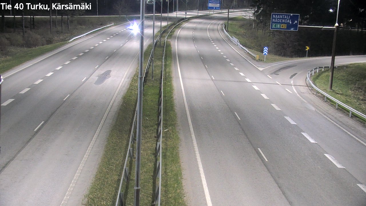 Weather Camera Image Road 40 Turku, Kärsämäki, Turku, Varsinais-Suomi