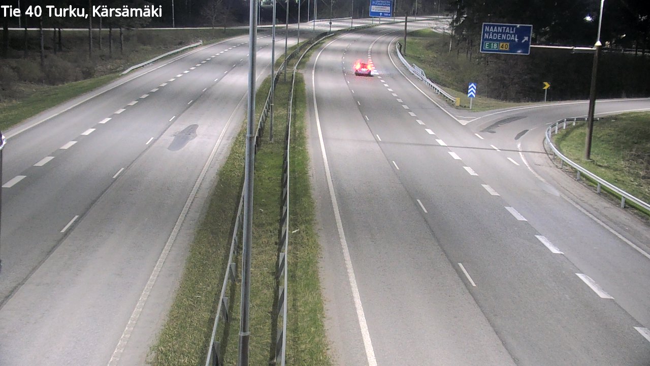 Weather Camera Image Väg 40 Åbo, Kärsämäki, Turku, Varsinais-Suomi