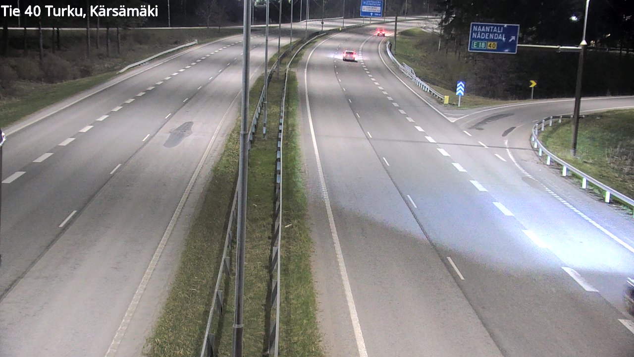 Weather Camera Image Väg 40 Åbo, Kärsämäki, Turku, Varsinais-Suomi