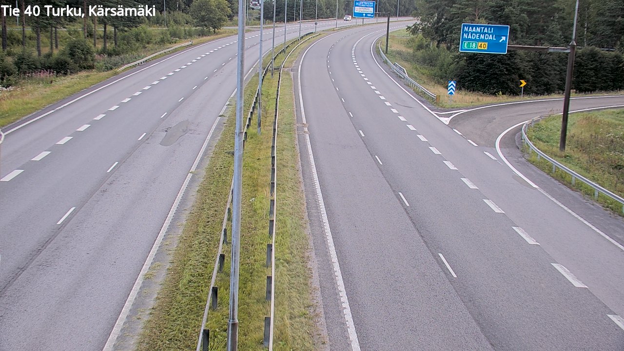 Weather Camera Image Road 40 Turku, Kärsämäki, Turku, Varsinais-Suomi