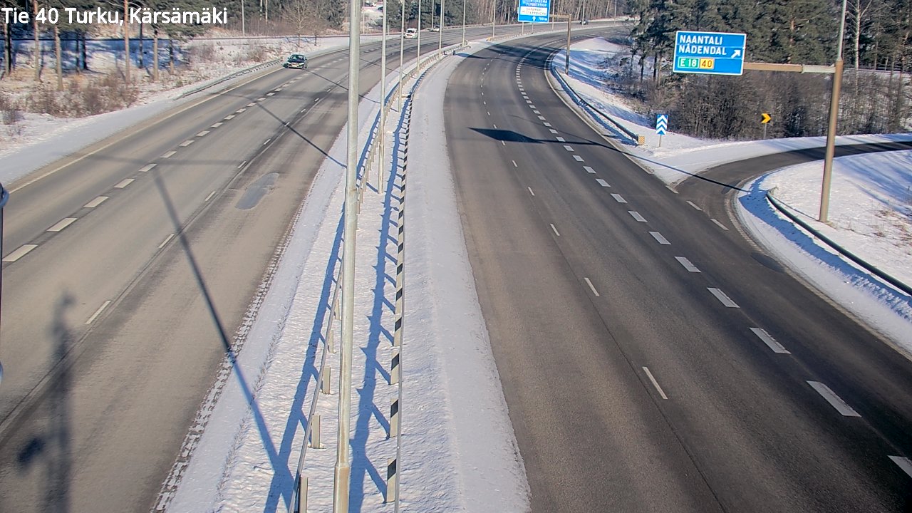 Weather Camera Image Väg 40 Åbo, Kärsämäki, Turku, Varsinais-Suomi