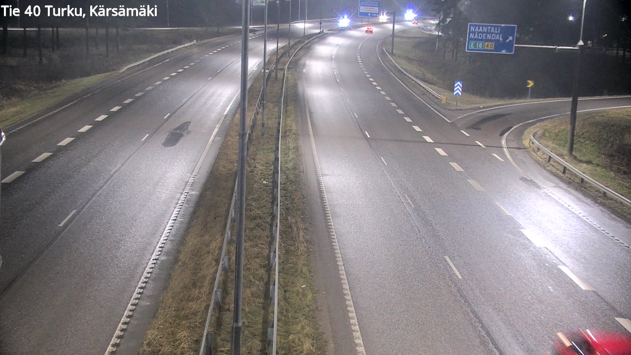 Weather Camera Image Väg 40 Åbo, Kärsämäki, Turku, Varsinais-Suomi