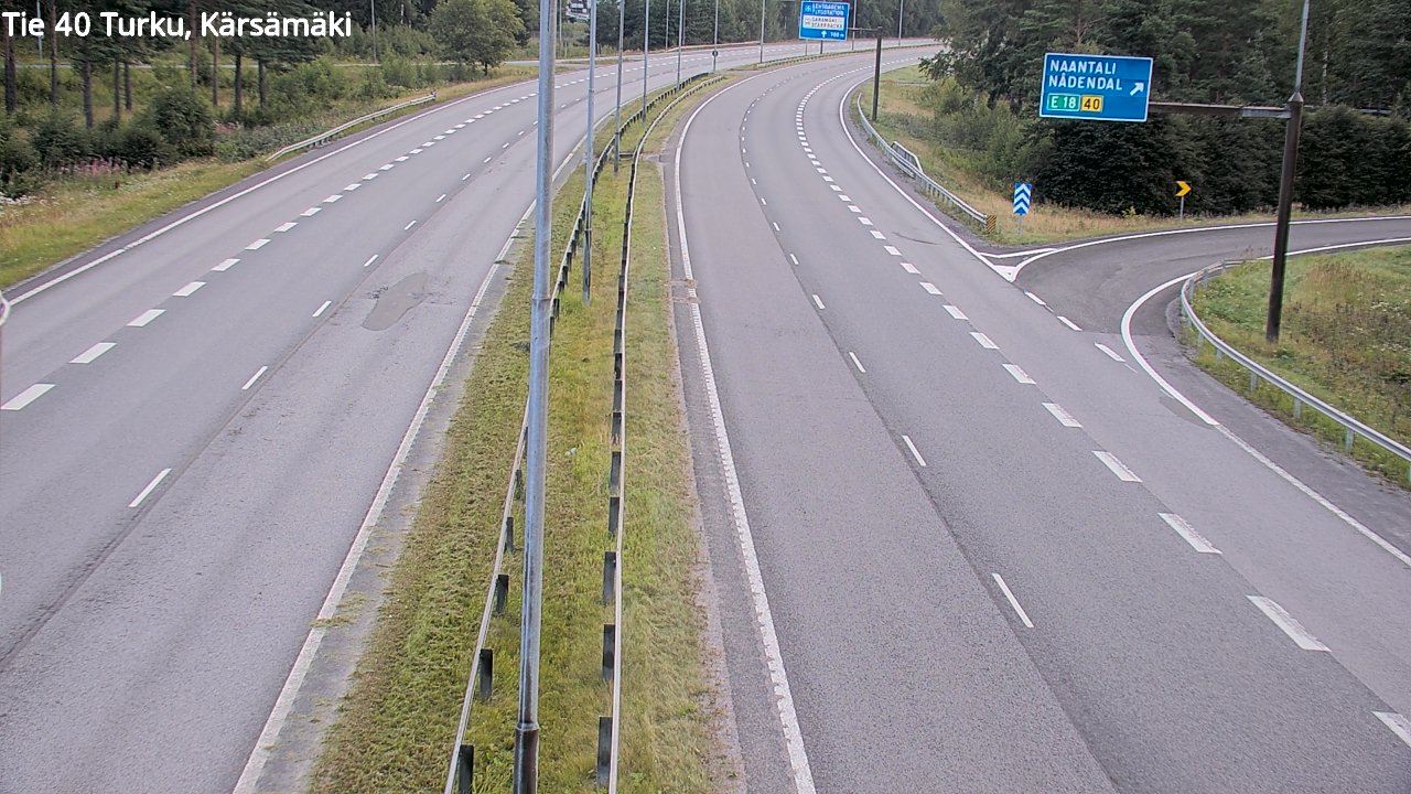 Weather Camera Image Road 40 Turku, Kärsämäki, Turku, Varsinais-Suomi
