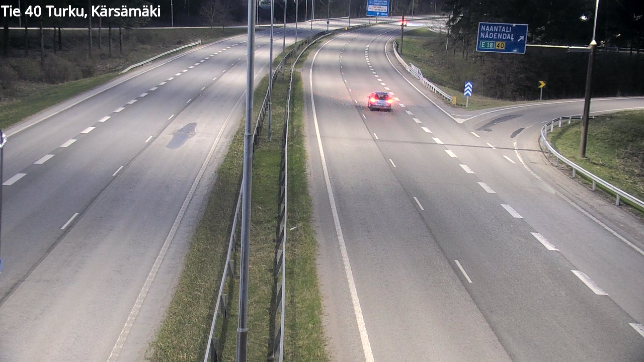 Weather Camera Image Väg 40 Åbo, Kärsämäki, Turku, Varsinais-Suomi