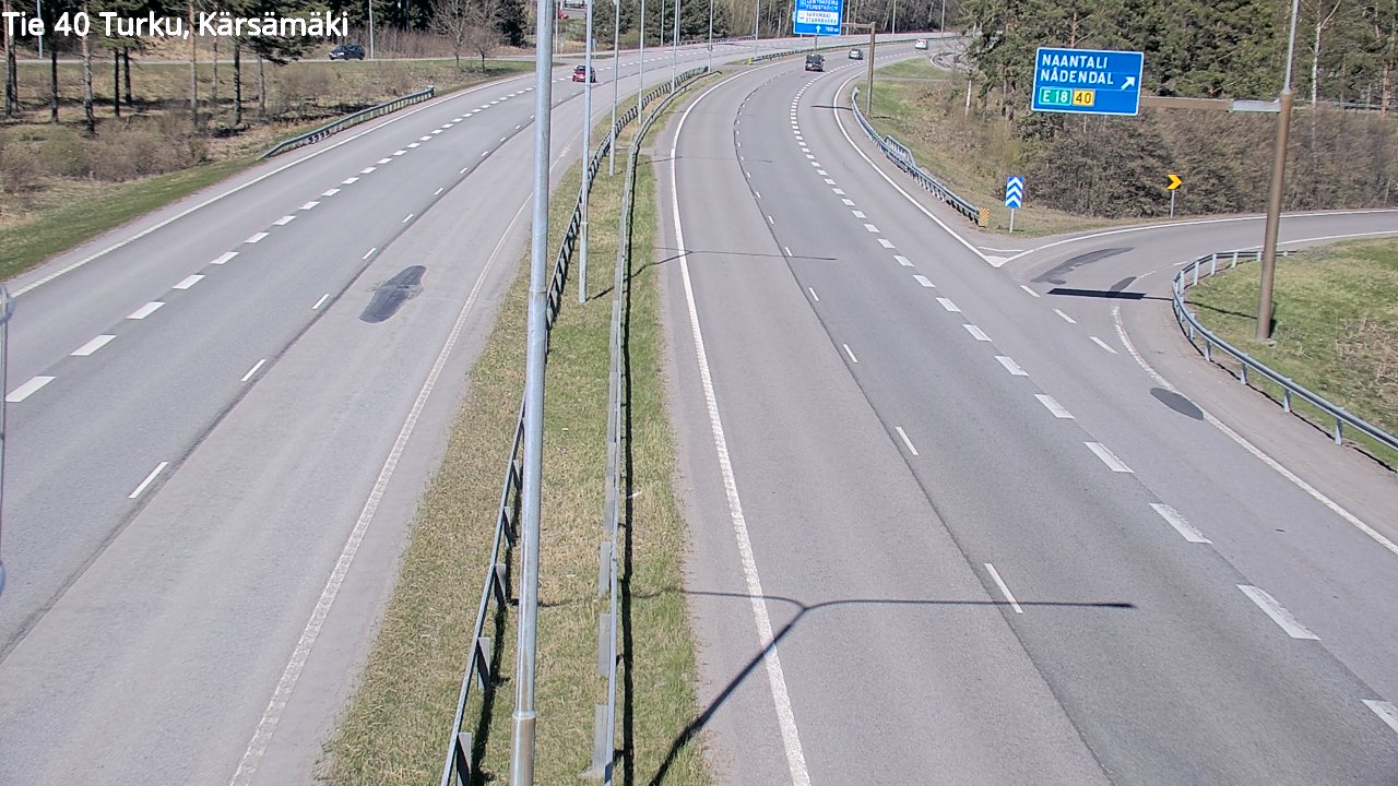Kelikamerat Kuva Tie 40 Turku, Kärsämäki, Turku, Varsinais-Suomi