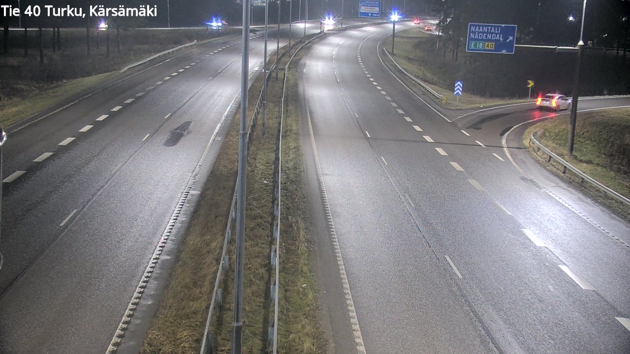 Weather Camera Image Väg 40 Åbo, Kärsämäki, Turku, Varsinais-Suomi
