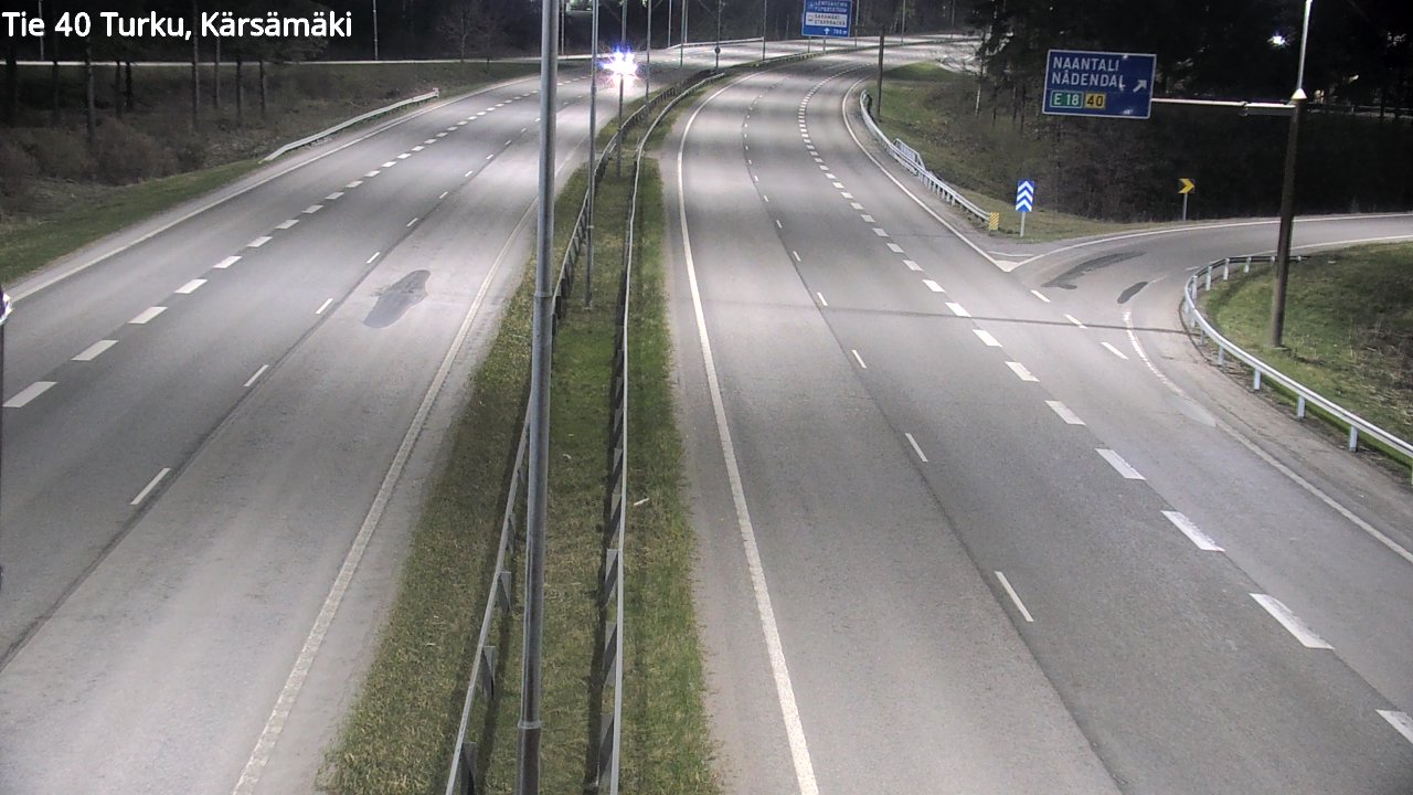 Weather Camera Image Väg 40 Åbo, Kärsämäki, Turku, Varsinais-Suomi