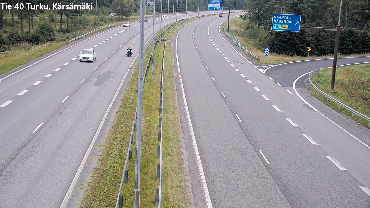 Weather Camera Image Road 40 Turku, Kärsämäki, Turku, Varsinais-Suomi
