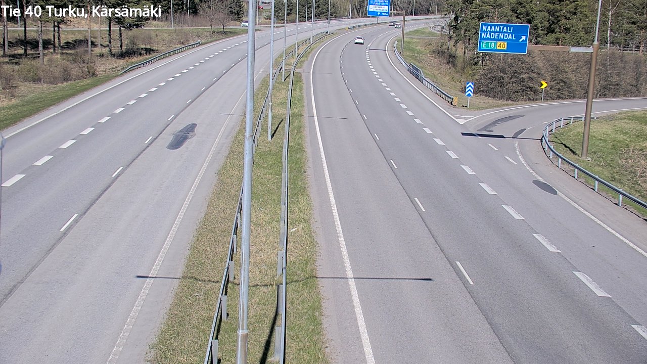 Kelikamerat Kuva Tie 40 Turku, Kärsämäki, Turku, Varsinais-Suomi