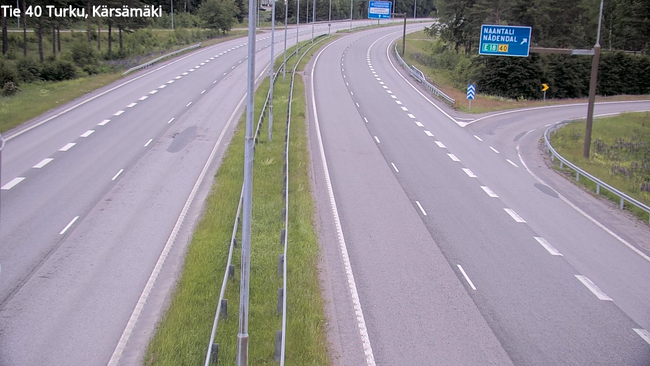 Weather Camera Image Road 40 Turku, Kärsämäki, Turku, Varsinais-Suomi