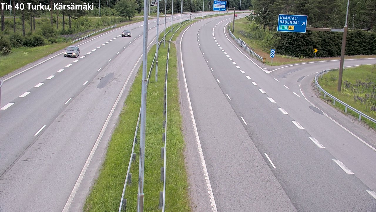 Weather Camera Image Road 40 Turku, Kärsämäki, Turku, Varsinais-Suomi