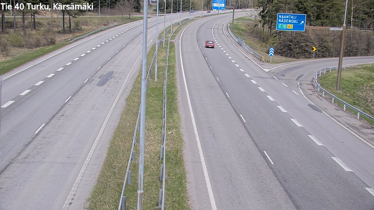 Kelikamerat Kuva Tie 40 Turku, Kärsämäki, Turku, Varsinais-Suomi